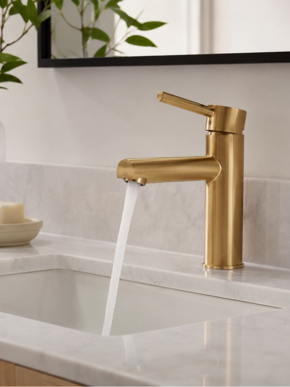 Moen Align Brushed Gold Bathroom Faucet 6191BG New Open Box never installed